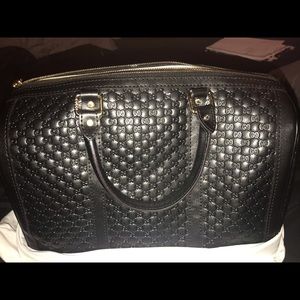 Gucci Boston Guccissima Satchel